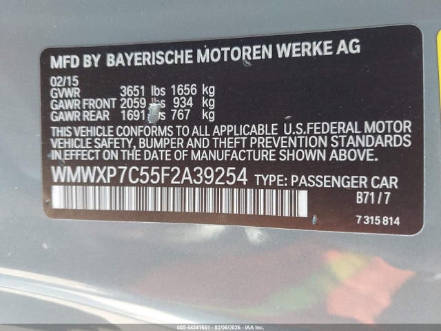 Mini Hardtop Cooper S 2015 WMWXP7C55F2A39254 Image 9