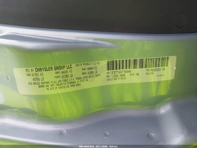 2015 FIAT 500E 3C3CFFGEXFT594046 Photo 8