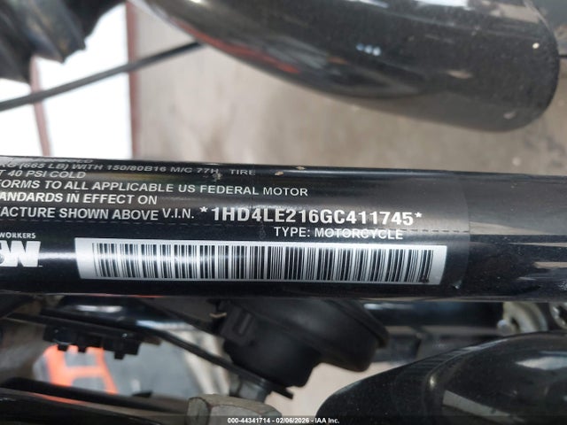 1HD4LE216GC411745 Harley-Davidson Xl883 Iron 883