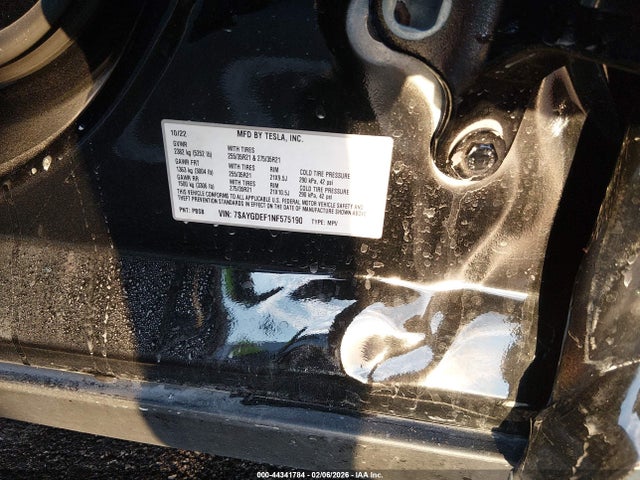 2022 TESLA MODEL Y 7SAYGDEF1NF575190 Photo 8