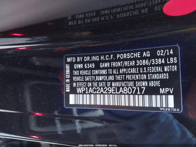 2014 PORSCHE CAYENNE WP1AC2A29ELA80717 Photo 8