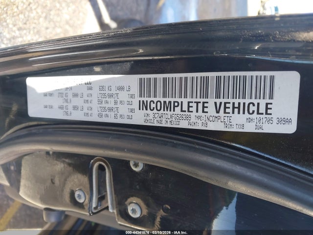 Продажа на аукционе авто 2015 Ram 3500 Chassis Tradesman/slt/laramie, vin: 3C7WRTCLXFG526389, номер лота: 44341876