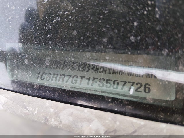 44342012 :رقم المزاد ، 1C6RR7GT1FS507726 vin ، 2015 Ram 1500 مزاد بيع