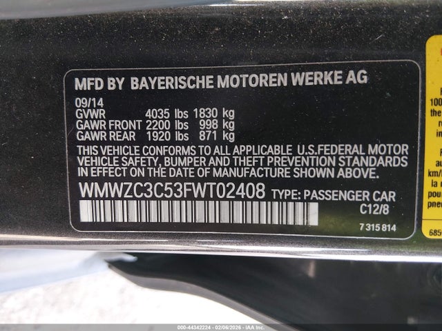 2015 MINI COUNTRYMAN WMWZC3C53FWT02408 Photo 8