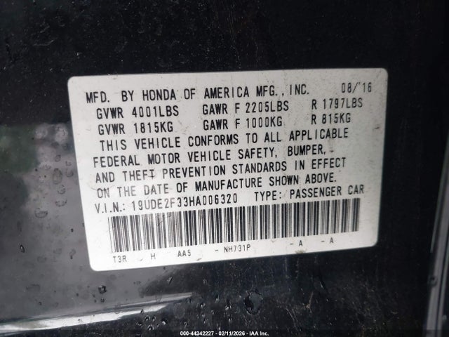 2017 ACURA ILX 19UDE2F33HA006320 Photo 8