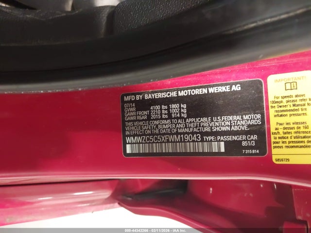 2015 MINI COUNTRYMAN WMWZC5C5XFWM19043 Photo 8