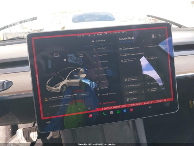 Продажа на аукционе авто 2021 Tesla Model 3 Standard Range Plus Rear-wheel Drive, vin: 5YJ3E1EAXMF057030, номер лота: 44342323