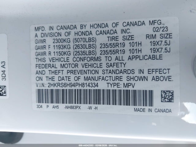2023 HONDA CR-V HYBRID 2HKRS6H94PH814334 Photo 8