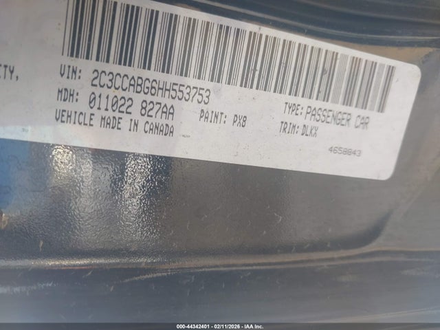 44342401 :رقم المزاد ، 2C3CCABG6HH553753 vin ، 2017 Chrysler 300 300s Alloy Edition مزاد بيع