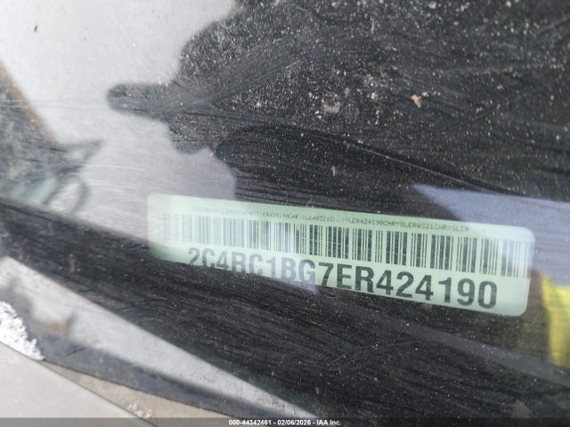 Продажа на аукционе авто 2014 Chrysler Town & Country Touring, vin: 2C4RC1BG7ER424190, номер лота: 44342461