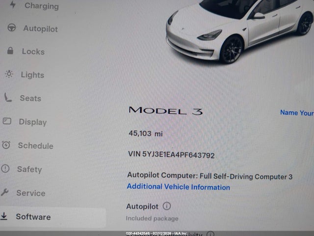 2023 TESLA MODEL 3 5YJ3E1EA4PF643792 Photo 6