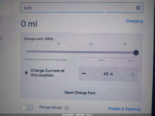 Продажа на аукционе авто 2016 Tesla Model S 60d/70d/75d/85d/90d, vin: 5YJSA1E27GF168591, номер лота: 44342587