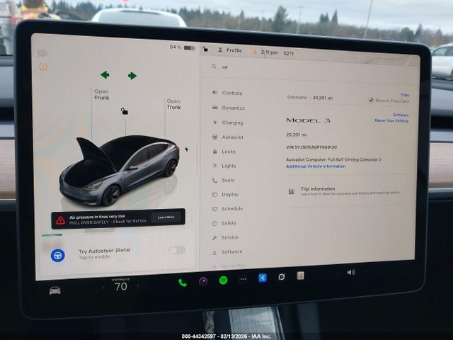 2023 TESLA MODEL 3 5YJ3E1EA0PF669130 Photo 6