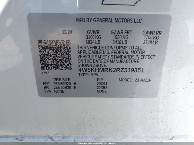 4W5KHMRK2RZ519351 Acura Zdx A-spec