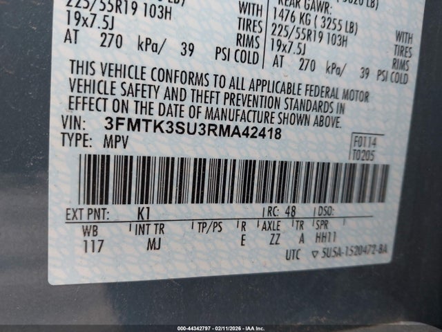 2024 FORD MUSTANG MACH-E 3FMTK3SU3RMA42418 Photo 8