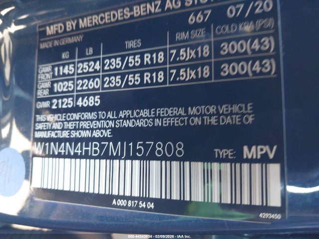 2021 MERCEDES-BENZ GLA 250 W1N4N4HB7MJ157808 Photo 8