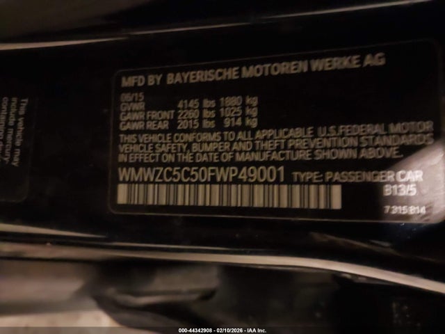 2015 MINI COUNTRYMAN WMWZC5C50FWP49001 Photo 8