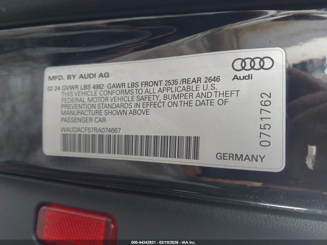 2024 AUDI A5 SPORTBACK WAUDACF57RA074667 Photo 8
