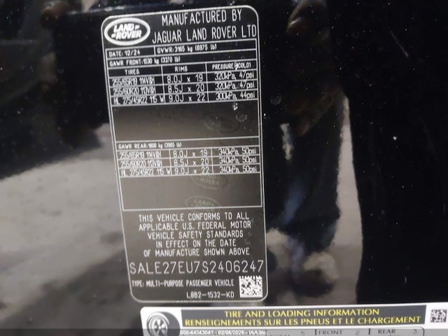 SALE27EU7S2406247 Land Rover Defender 110 P400 X-dynamic Se
