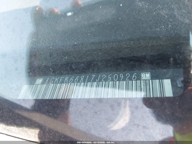 44343044 :رقم المزاد ، 1GKFK66817J250926 vin ، 2007 Gmc Yukon Xl 1500 Denali مزاد بيع