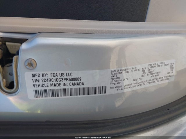 2023 CHRYSLER VOYAGER 2C4RC1CG3PR608009 Photo 8