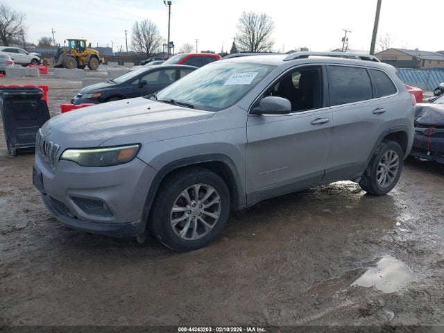 44343203 :رقم المزاد ، 1C4PJLCB0KD134383 vin ، 2019 Jeep Cherokee Latitude Fwd مزاد بيع