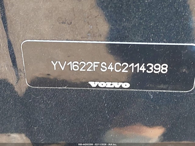 2012 VOLVO S60 YV1622FS4C2114398 Photo 8