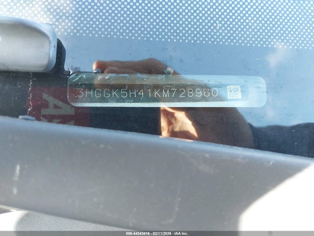 3HGGK5H41KM728960 Honda FIT LX