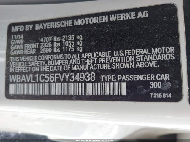 2015 BMW X1 WBAVL1C56FVY34938 Photo 8