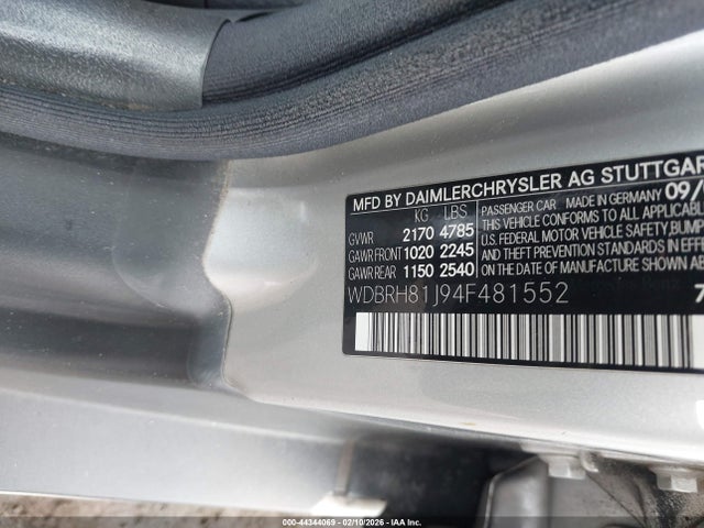 2004 MERCEDES-BENZ C 240 WDBRH81J94F481552 Photo 8