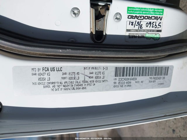 2019 CHRYSLER 300 2C3CCAGG9KH648534 Photo 8