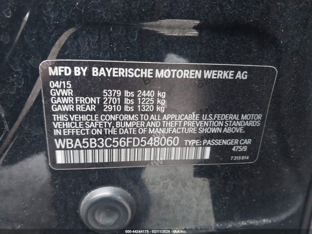 2015 BMW 535I WBA5B3C56FD548060 Photo 8
