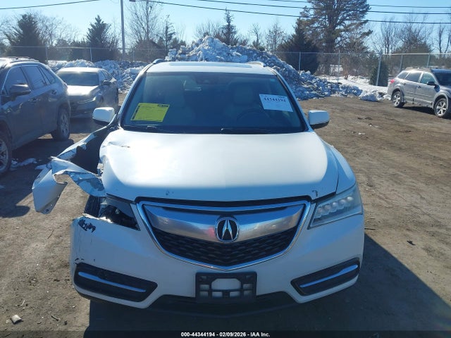 44344194 :رقم المزاد ، 5FRYD4H42GB020976 vin ، 2016 Acura Mdx Technology   Acurawatch Plus Packages/technology Package مزاد بيع