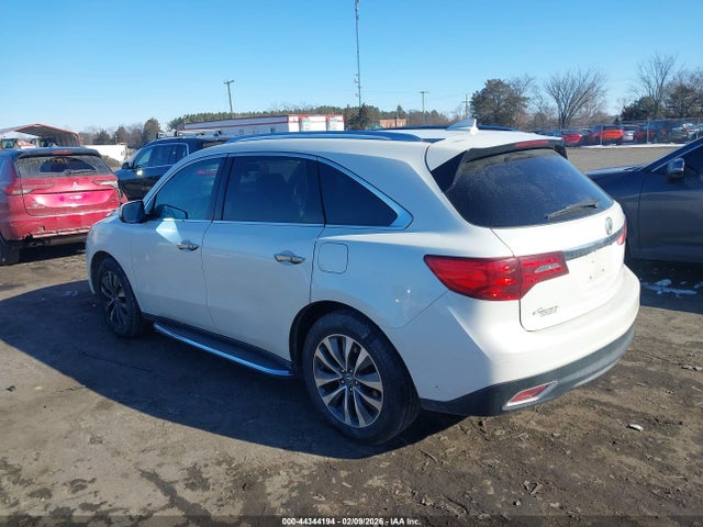 44344194 :رقم المزاد ، 5FRYD4H42GB020976 vin ، 2016 Acura Mdx Technology   Acurawatch Plus Packages/technology Package مزاد بيع