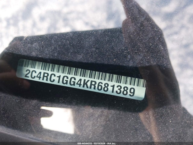 2019 Chrysler Pacifica Limited მანქანა იყიდება აუქციონზე, vin: 2C4RC1GG4KR681389, აუქციონის ნომერი: 44344333