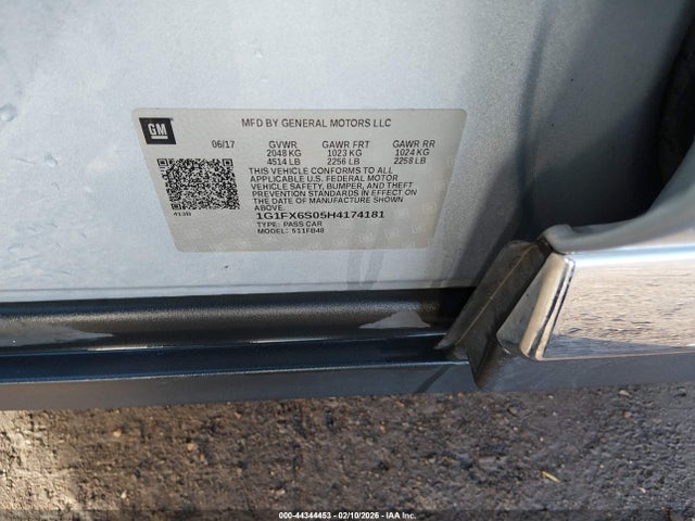 1G1FX6S05H4174181 Chevrolet Bolt Ev Premier