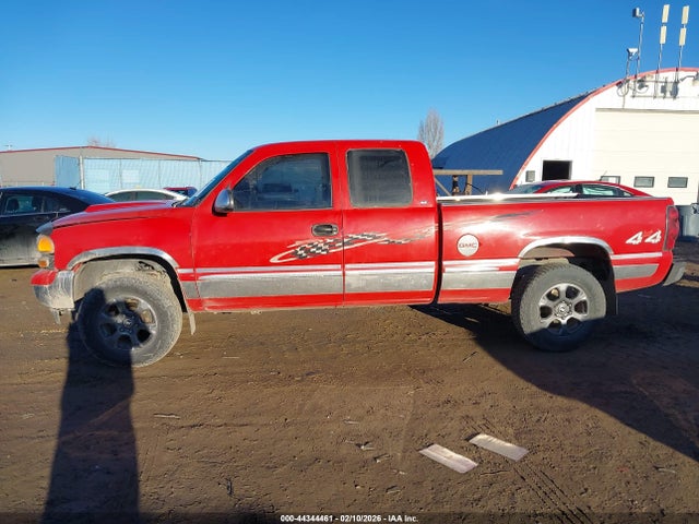 1999 Gmc Sierra 1500 Sle მანქანა იყიდება აუქციონზე, vin: 1GTEK19T2XZ506440, აუქციონის ნომერი: 44344461