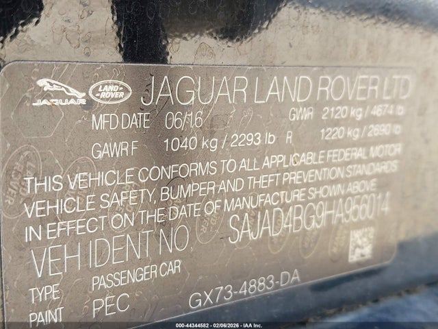 2017 JAGUAR XE SAJAD4BG9HA956014 Photo 8