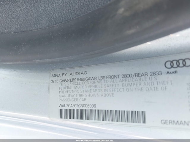 2016 AUDI A7 WAU2GAFC2GN006906 Photo 8