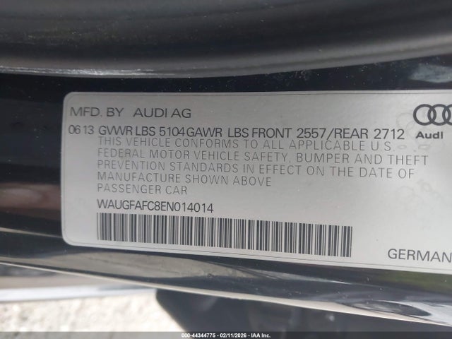 2014 AUDI A6 WAUGFAFC8EN014014 Photo 8