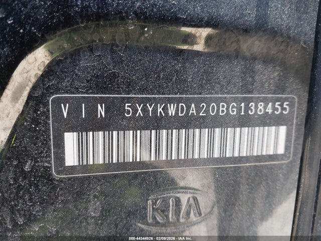 2011 KIA SORENTO 5XYKWDA20BG138455 Photo 8
