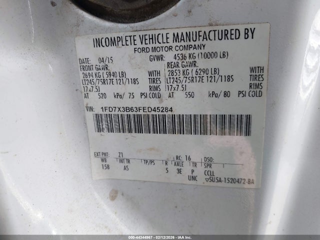 2015 FORD F-350 1FD7X3B63FED45284 Photo 8