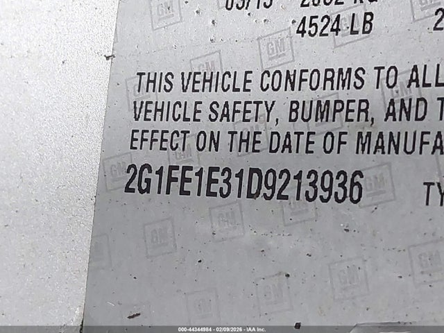 2013 CHEVROLET CAMARO 2G1FE1E31D9213936 Photo 8