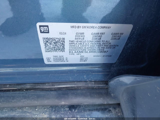 KL4AMESL8RB168087 Buick Encore Gx Sport Touring Awd
