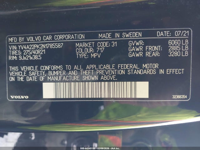 2022 VOLVO XC90 YV4A22PK2N1785587 Photo 8