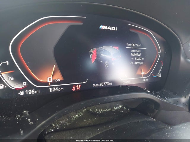 2022 Bmw X3 M40i მანქანა იყიდება აუქციონზე, vin: 5UX83DP0XN9J01524, აუქციონის ნომერი: 44345234