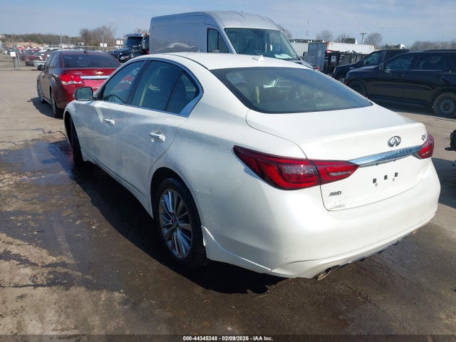 Продаж на аукціоні авто 2018 Infiniti Q50 3.0t Luxe, vin: JN1EV7AR9JM437084, номер лоту: 44345248