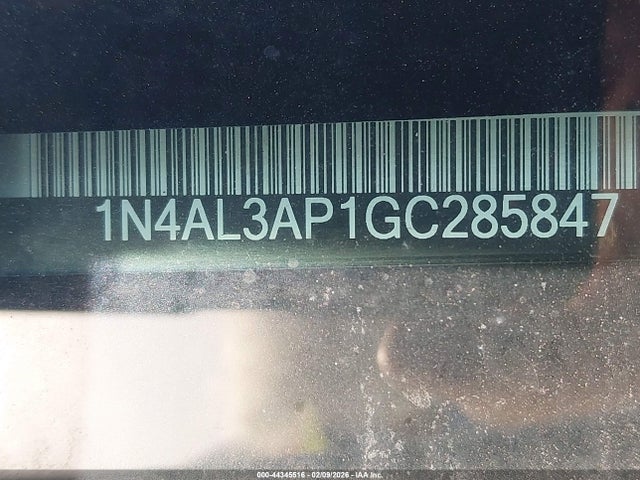 1N4AL3AP1GC285847 Nissan Altima 2.5 S