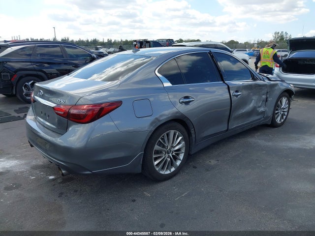 Продажа на аукционе авто 2019 Infiniti Q50 3.0t Luxe, vin: JN1EV7AP6KM518513, номер лота: 44345587