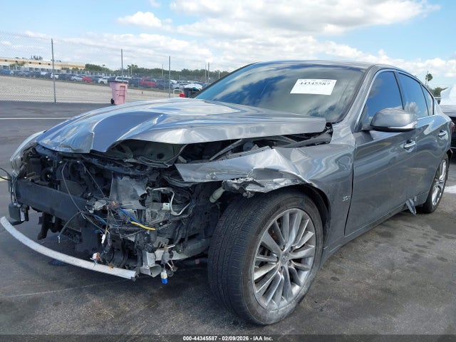 Продажа на аукционе авто 2019 Infiniti Q50 3.0t Luxe, vin: JN1EV7AP6KM518513, номер лота: 44345587
